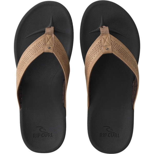 2026 Rip Curl Da Uomo Chiba 2.0 Bloom Open Toe Sandals 1BYMOT - Brown / Black